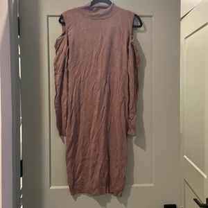 Cold shoulder dress